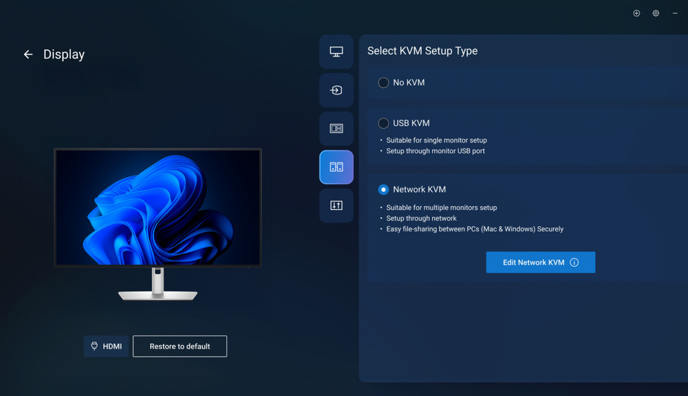 Monitor Dell UltraSharp U3226Q černý Dell UltraSharp U3226Q umožňuje detailní vyladění pomocí softwaru Dell Display and Peripheral Manager