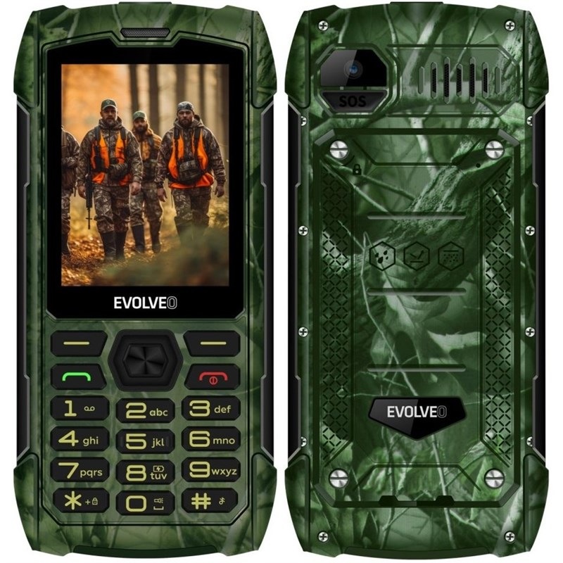 Mobilní telefon Evolveo StrongPhone H1 zelený