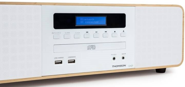 Mikrosystém Thomson MIC201IDABBT bílý/hnědý