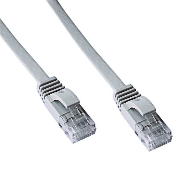 Kabel DATACOM UTP RJ45 Cat.6, 0,5 m (15903) šedý