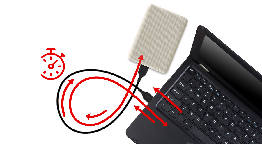 Externí pevný disk 2,5" Toshiba Canvio Advance 2TB, USB 3.2 Gen 1 béžový