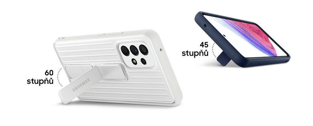 Kryt na mobil Samsung Standing Cover na Galaxy A53 5G modrý Kryt na mobil Samsung Standing Cover na Galaxy A53 5G modrý