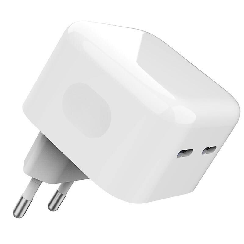 Nabíječka do sítě WG 2x USB-C 35W bílá