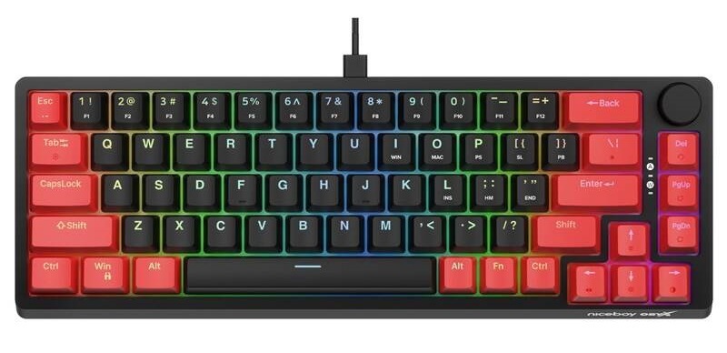 Klávesnice Niceboy ORYX K700X PRO černá