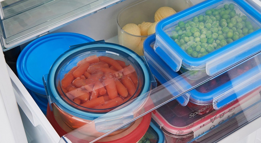 Chladnička Gorenje RKI418EA0, vestavná, Zásuvka XXL SpaceBox