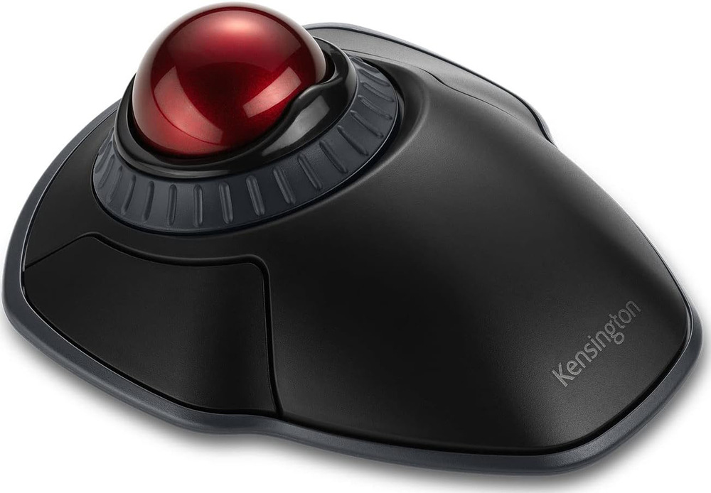 Trackball KENSINGTON Trackball Orbit Scroll Ring černá/červená Trackball KENSINGTON Trackball Orbit Scroll Ring optická/1600DPI - černá/červená