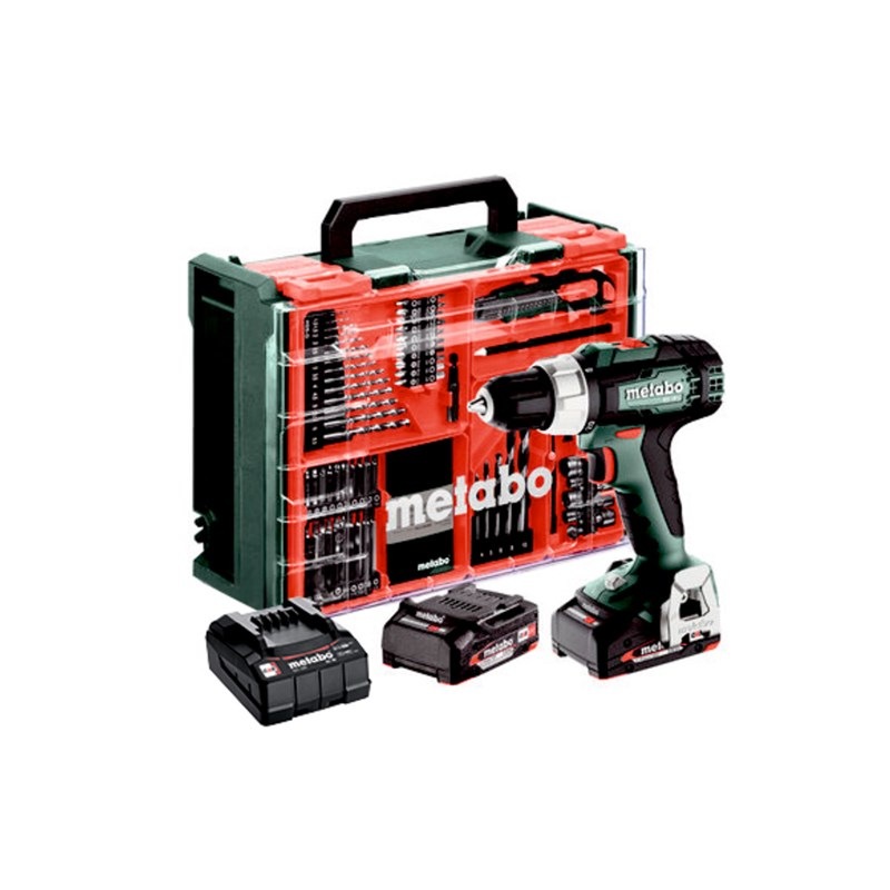 Vrtací šroubovák Metabo BS 18 L MD Set (s baterií)