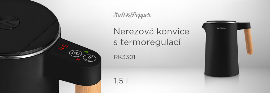 Rychlovarná konvice Concept RK3301 černá Rychlovarná konvice Concept RK3301 černá