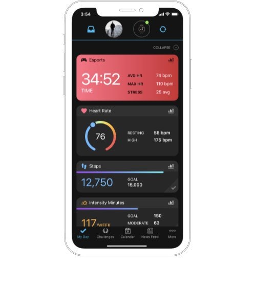 Chytré hodinky Garmin Instinct Esports Edition - Black Lava
