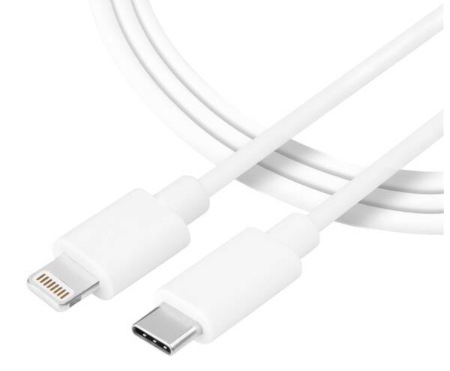 Kabel Tactical Smooth Thread USB-C/Lightning, 0,3 m bílý