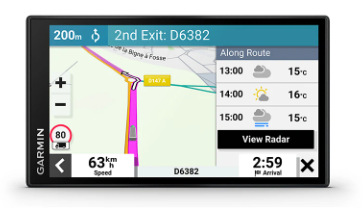 Navigační systém GPS Garmin dezl LGV610 Europe45 černý
