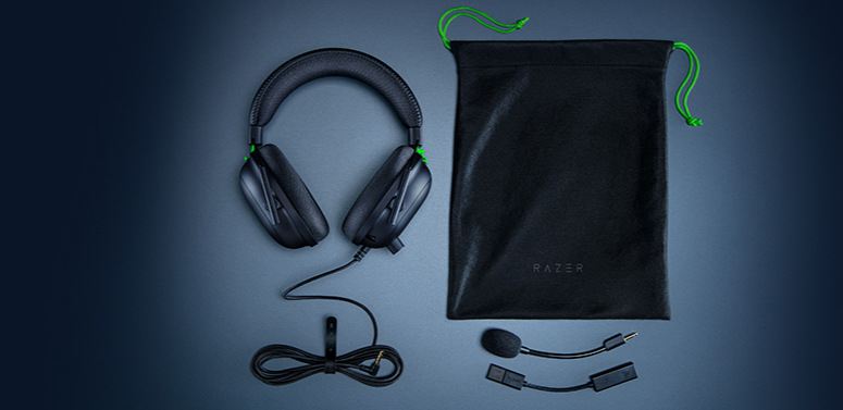 Headset Razer BlackShark V2 + USB Mic Enhancer černý