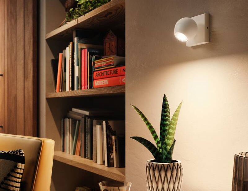 Bodové svítidlo Philips Hue Buckram White Ambiance Spot bílé