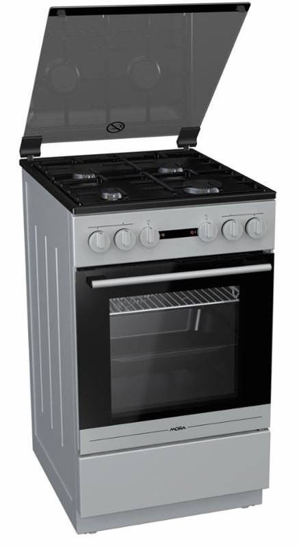 Kombinovaný sporák Mora Premium K 563 BS Inoxlook
