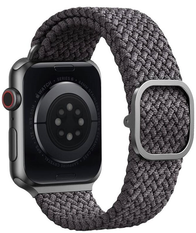 Řemínek Uniq Aspen na Apple Watch 42/44/45/49mm šedý
