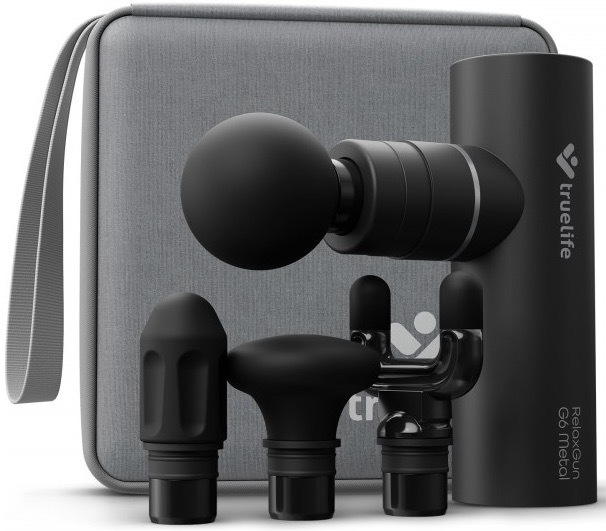 Masážní pistole TrueLife RelaxGun G6 Metal černá