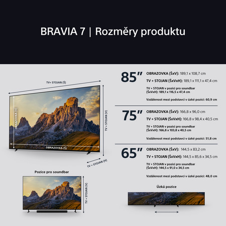Televize Sony Bravia 7 65"