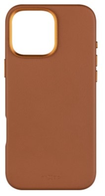 Kryt na mobil FIXED MagLeather s podporou MagSafe na Apple iPhone 16 Pro Max hnědý