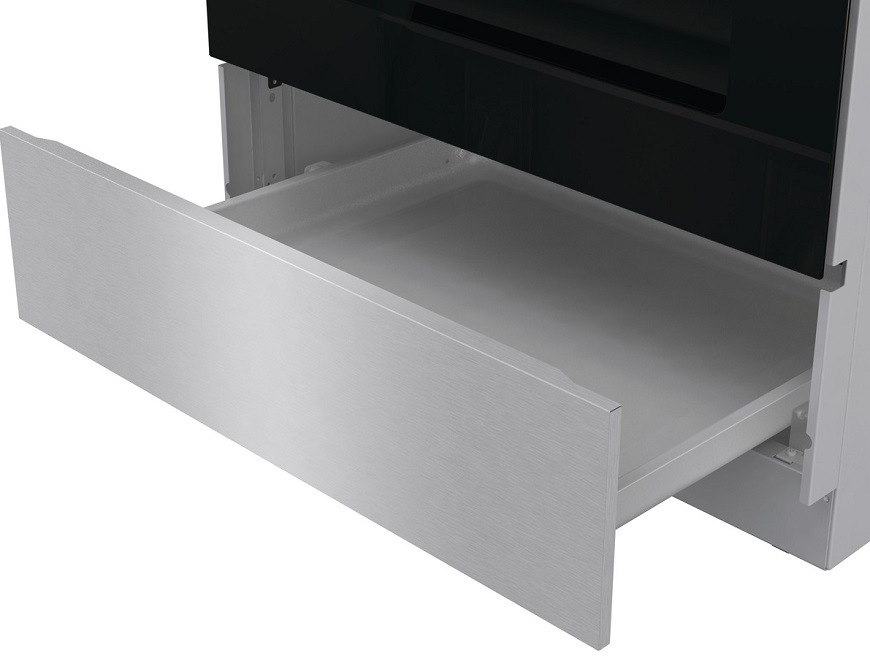 Sporák Mora K8668B1X6, nerezová, funkce Eco Clean a úložný prostor