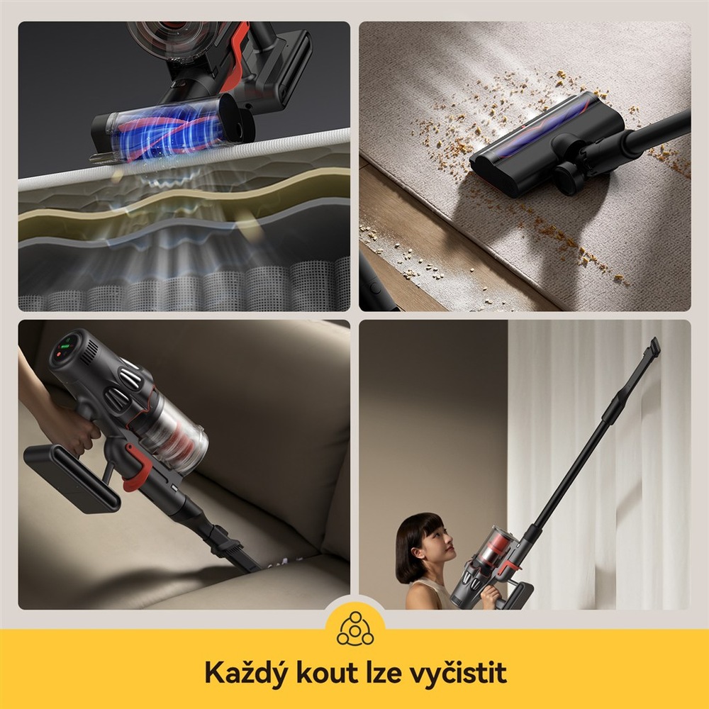 Tyčový vysavač Deerma DEM-T50W šedý Tyčový vysavač Deerma DEM-T50W šedý