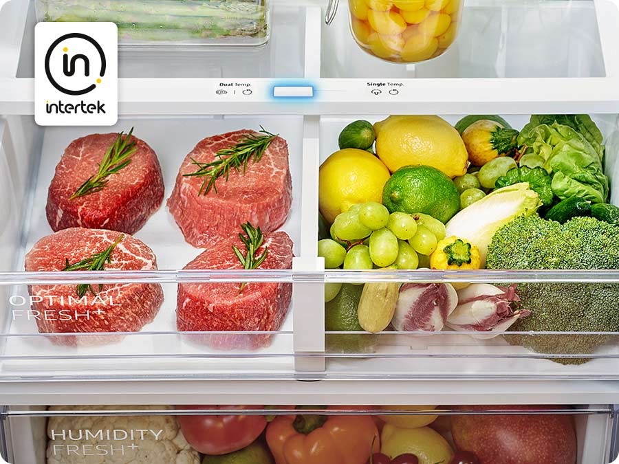 Chladnička s mrazničkou Samsung RB38C7B6AB1/EF, Bespoke černá Zásuvka Optimal Fresh+