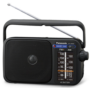 Radiopřijímač Panasonic RF-2400DEG-K černý