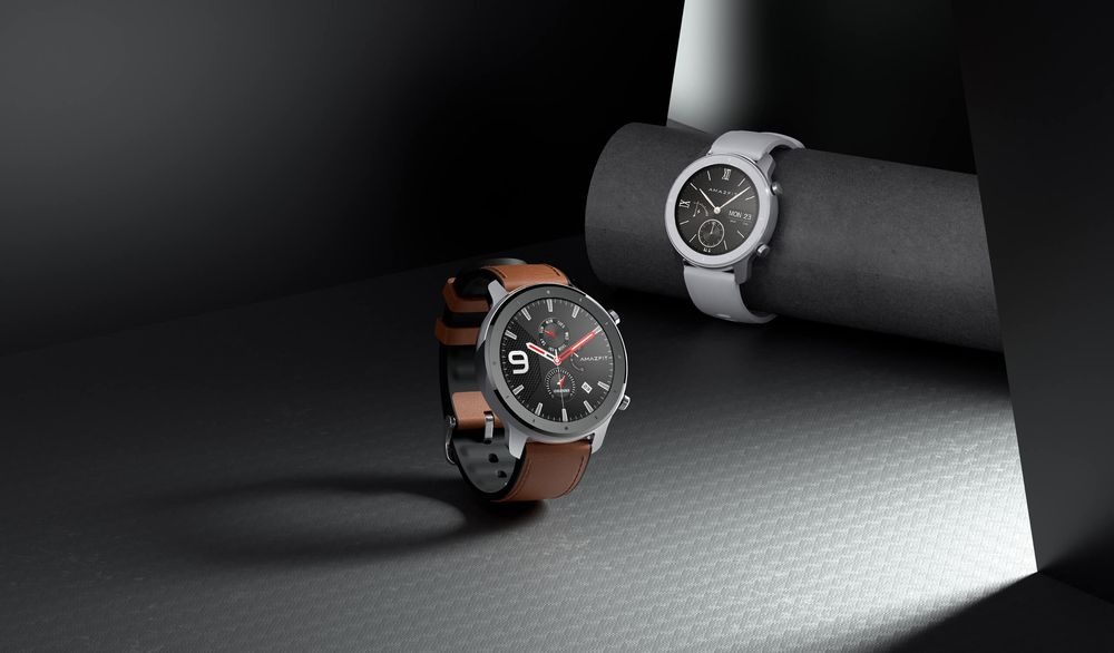 Chytré hodinky Amazfit GTR 42 mm - Cherry Blossom Pink