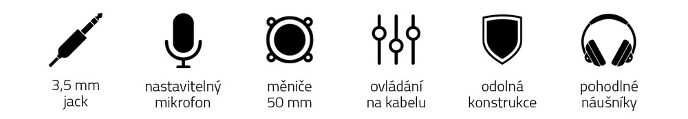 Headset Niceboy ORYX X310 Ghost Console černý