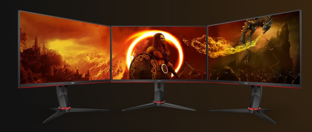 Herní monitor AOC 24G2SPU/BK černý