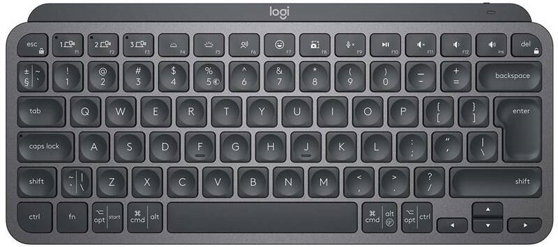 Klávesnice Logitech MX Keys Mini, US - grafitová