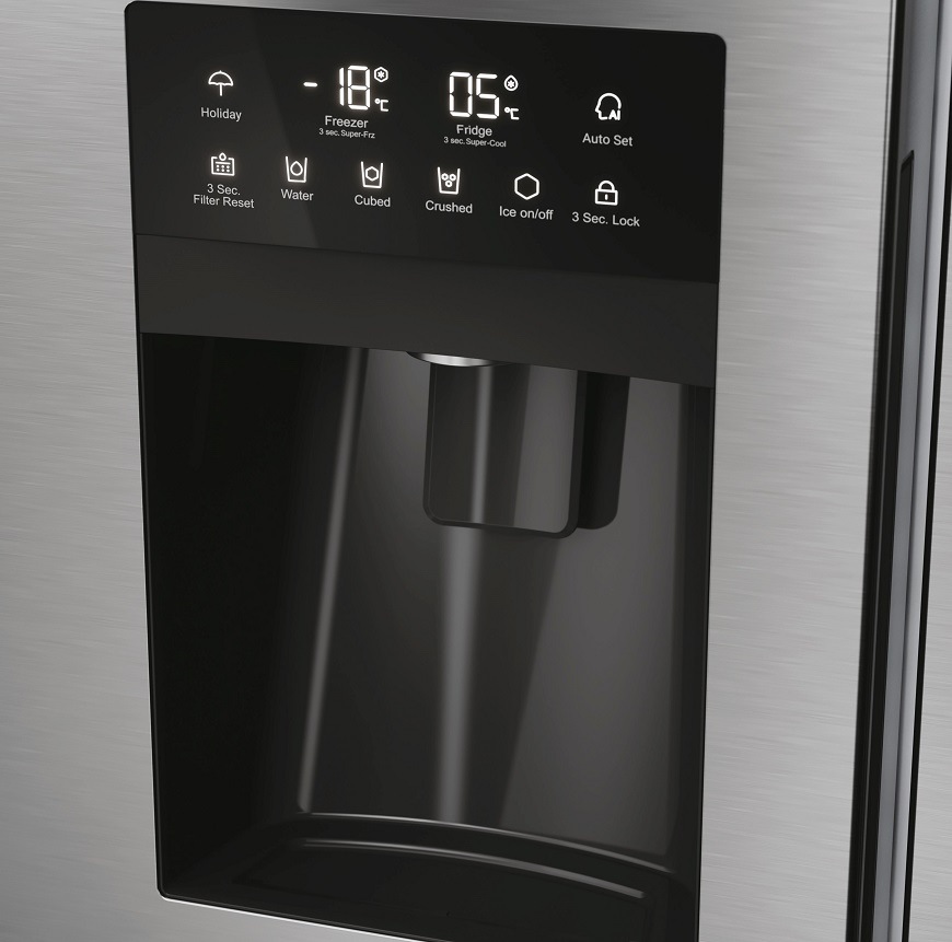Americká lednice Haier HSR5918DIMP nerez