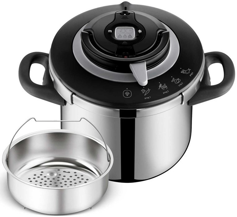 Tlakový hrnec Tefal Clipso+ CHEF P4551431, 8 l nerez