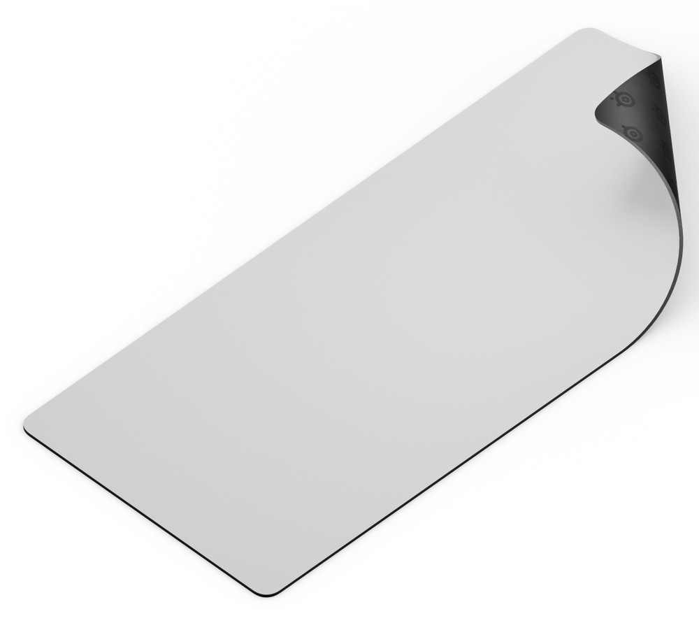 Podložka pod klávesnici a myš SteelSeries QcK Heavy ve velikosti XXL a bílé barvě