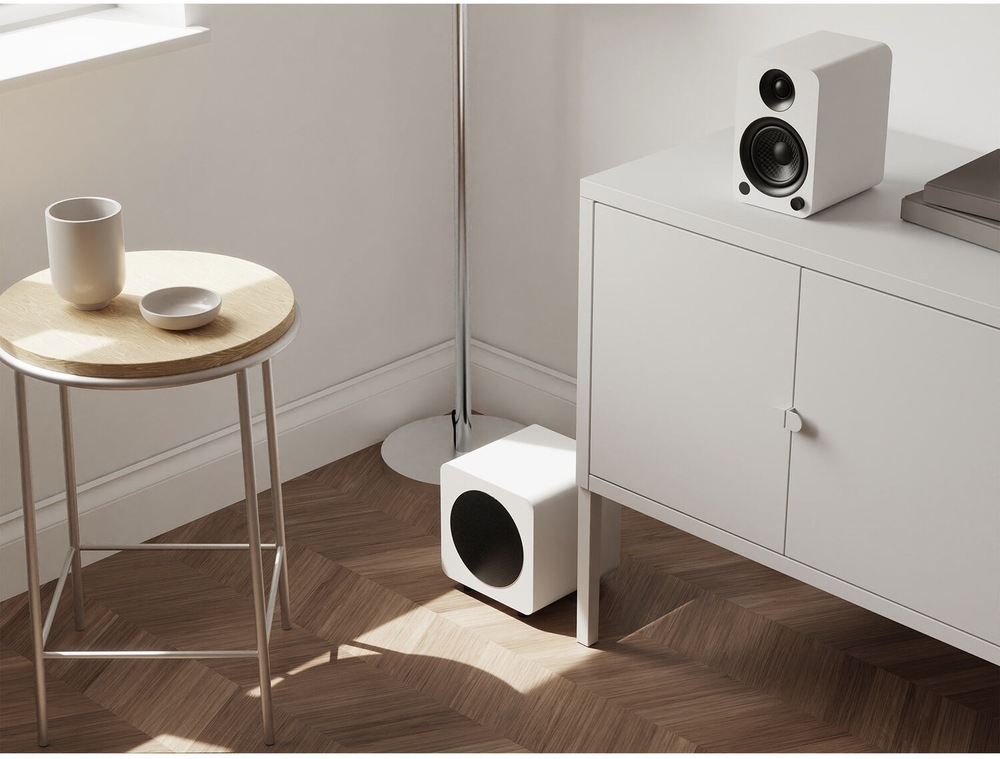 Subwoofer Kanto SUB6 bílý Subwoofer nabízí přizpůsobitelné funkce