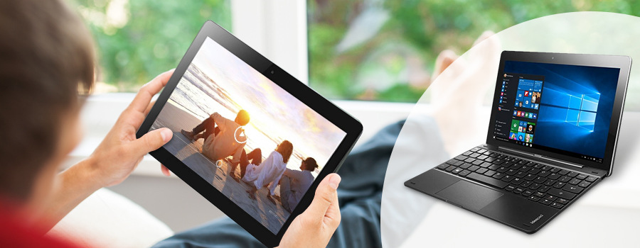 Dotykový tablet Lenovo MiiX 300 64 GB černý
