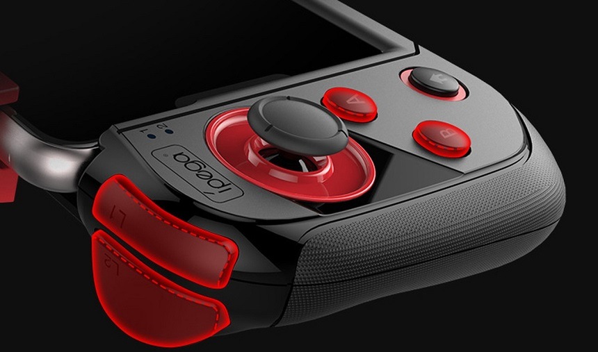 Gamepad iPega Red Spider, iOS/Android, BT černý/červený Gamepad k mobilu iPega Red Spider
