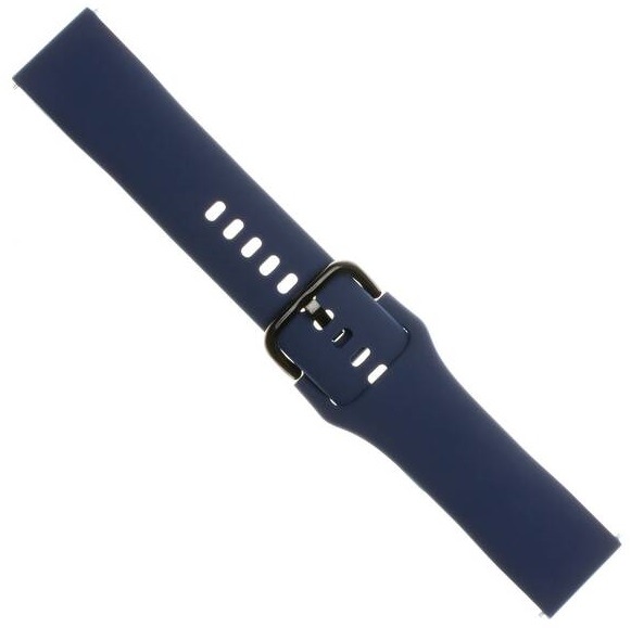 Řemínek FIXED Silicone Strap 20mm na smartwatch modrý Řemínek FIXED Silicone Strap 20mm na smartwatch modrý