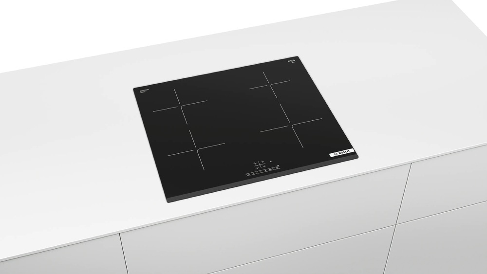 Indukční varná deska Bosch Serie 4 PIE63KBB5E PowerBoost černá