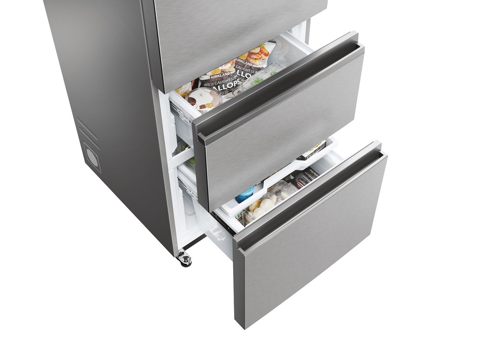 Chladnička s mrazničkou Haier HTW5618CNMG stříbrná Chladnička s mrazničkou Haier HTW5618CNMG stříbrná