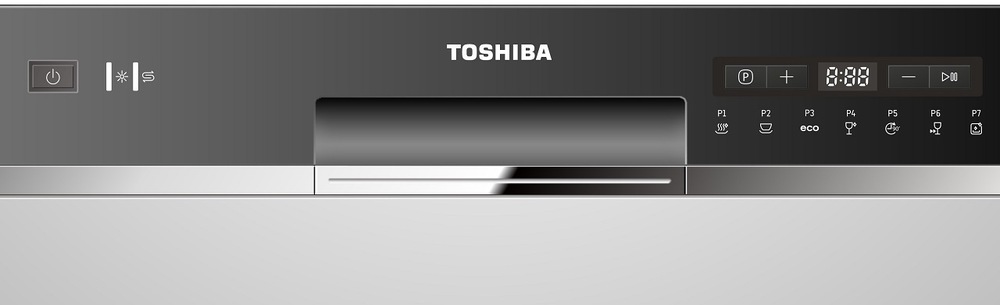 Myčka nádobí Toshiba DW-08T2EE(S)-CZ stříbrná