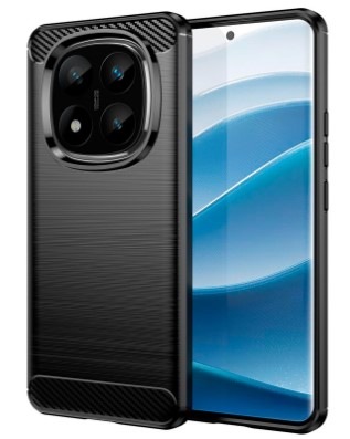 Kryt na mobil WG Carbon na Xiaomi Redmi Note 14 Pro 5G/Note 14 Pro+ 5G černý