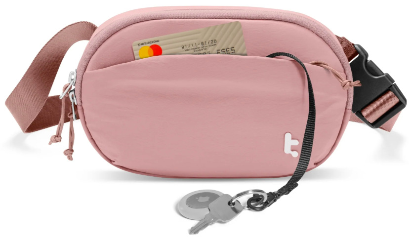 Ledvinka tomtoc SlingBean - T32 Belt Bag - růžová