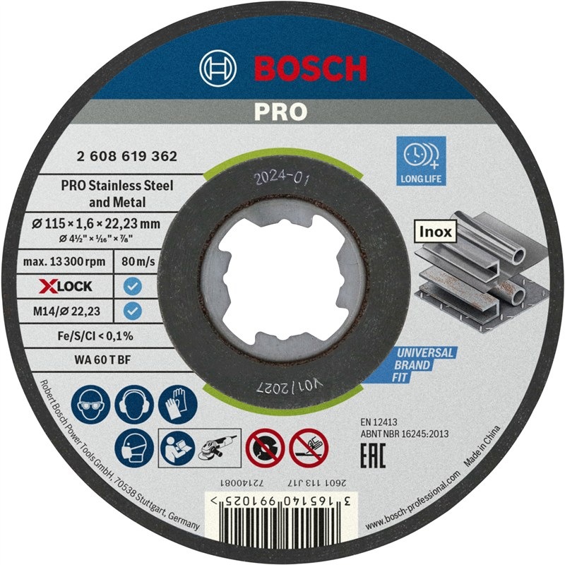 Řezný kotouč Bosch PRO 2.608.619.362