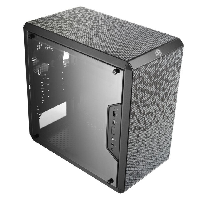 Case Cooler Master MasterBox Q300L černá Detail PC skříně Cooler Master MasterBox Q300L v bočním pohledu