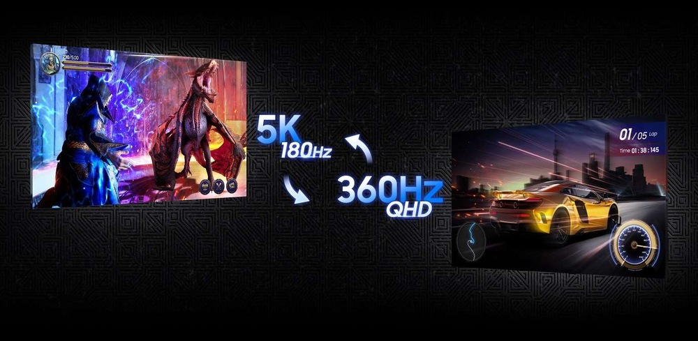 Herní monitor Samsung Odyssey G8 (G80HF) černý Samsung Odyssey G8 (G80HF) nabízí dva režimy