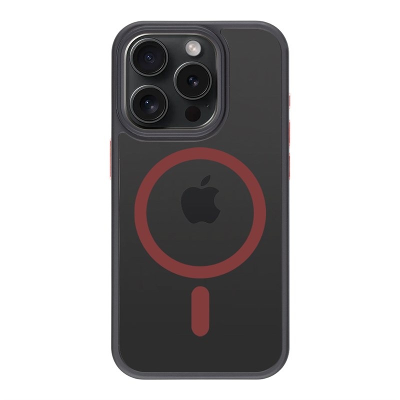 Kryt na mobil Tactical MagForce Hyperstealth 2.0 na Apple iPhone 15 Pro černý/červený