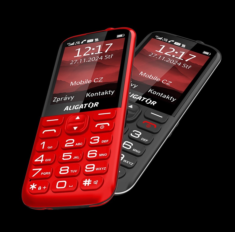 Mobilní telefon Aligator A930 4G červený Mobilní telefon Aligator A930 4G červený