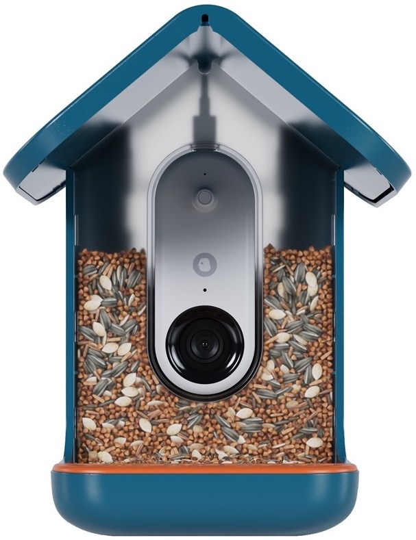 Chytré krmítko Bird Buddy PRO Solar modré