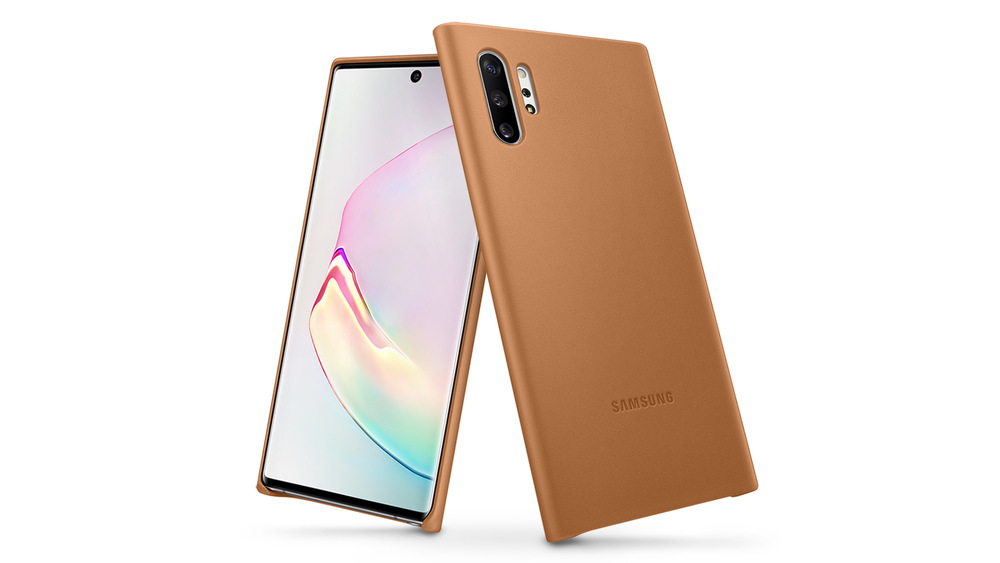 Kryt na mobil Samsung Leather Cover na Galaxy Note10+ červený Kryt na mobil Samsung Leather Cover na Galaxy Note10+ červený