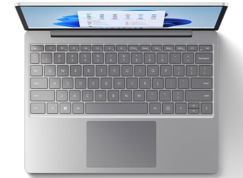 Notebook Microsoft Surface Laptop Go 2 stříbrný Notebook Microsoft Surface Laptop Go 2 stříbrný